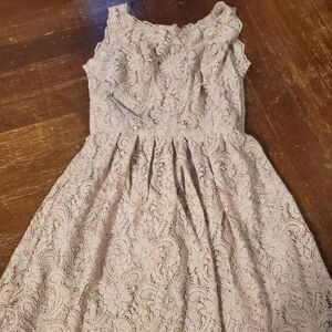 Watters & watters lace mauve bridesmaid dress